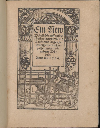 Ein new Modelbuch... by Johann Schönsperger, book, 1524
