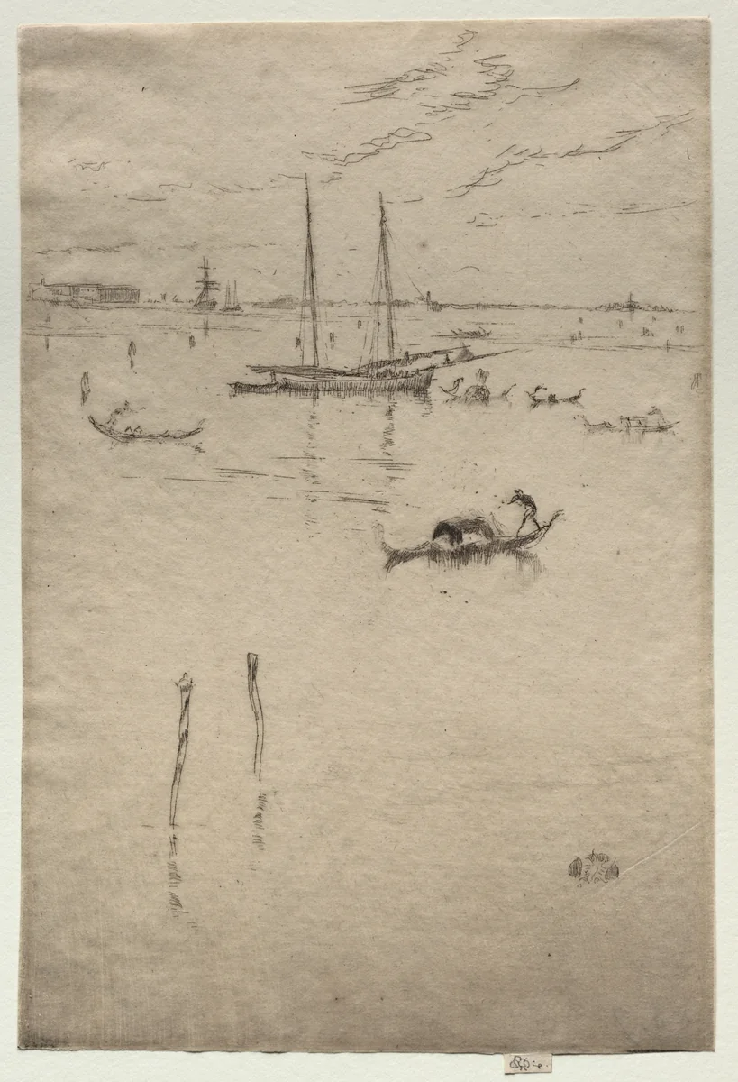 Little Lagoon by James McNeill Whistler, print, 1879-1880