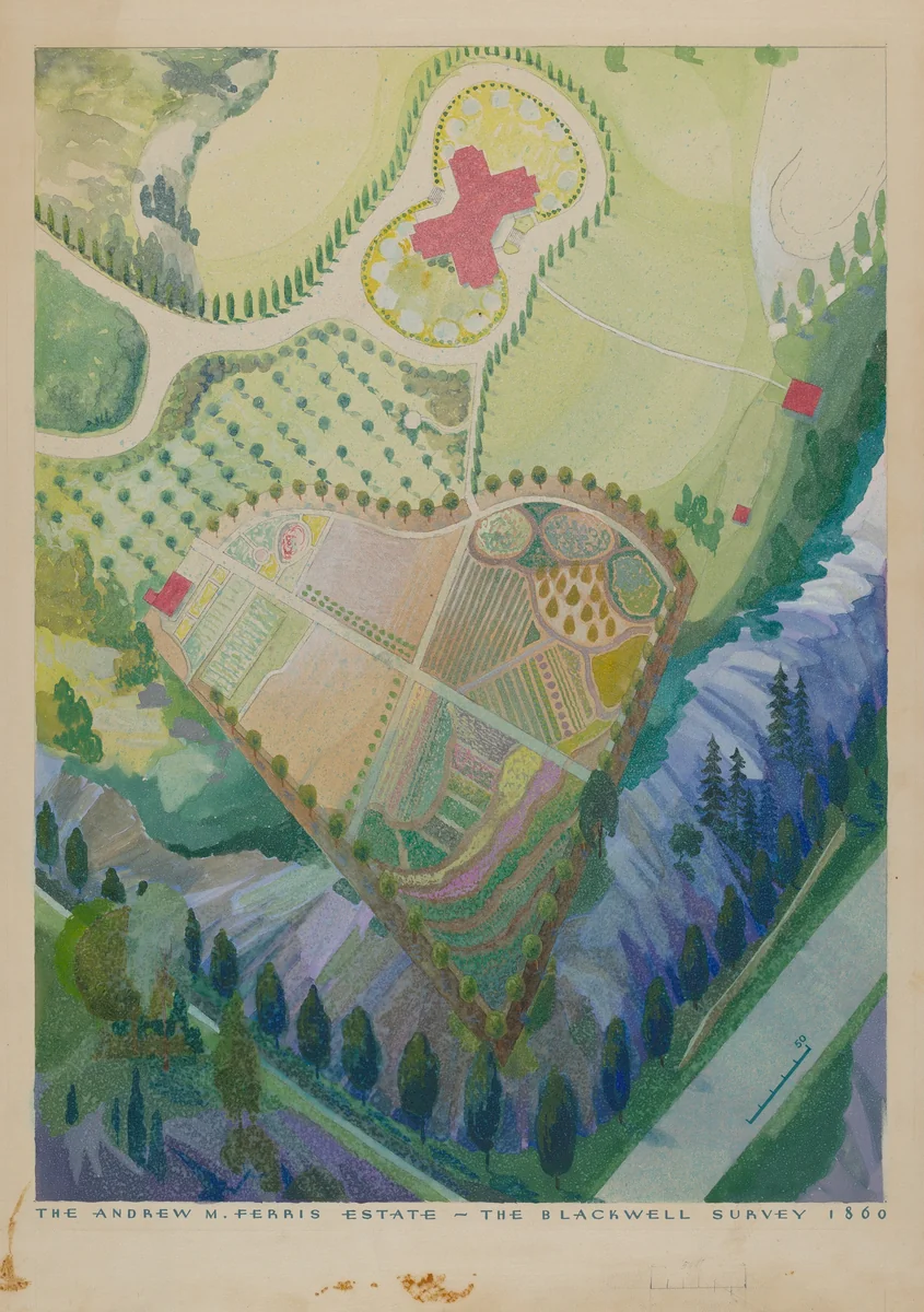 A. M. Ferris Estate by William Merklin, index of american design, 1936