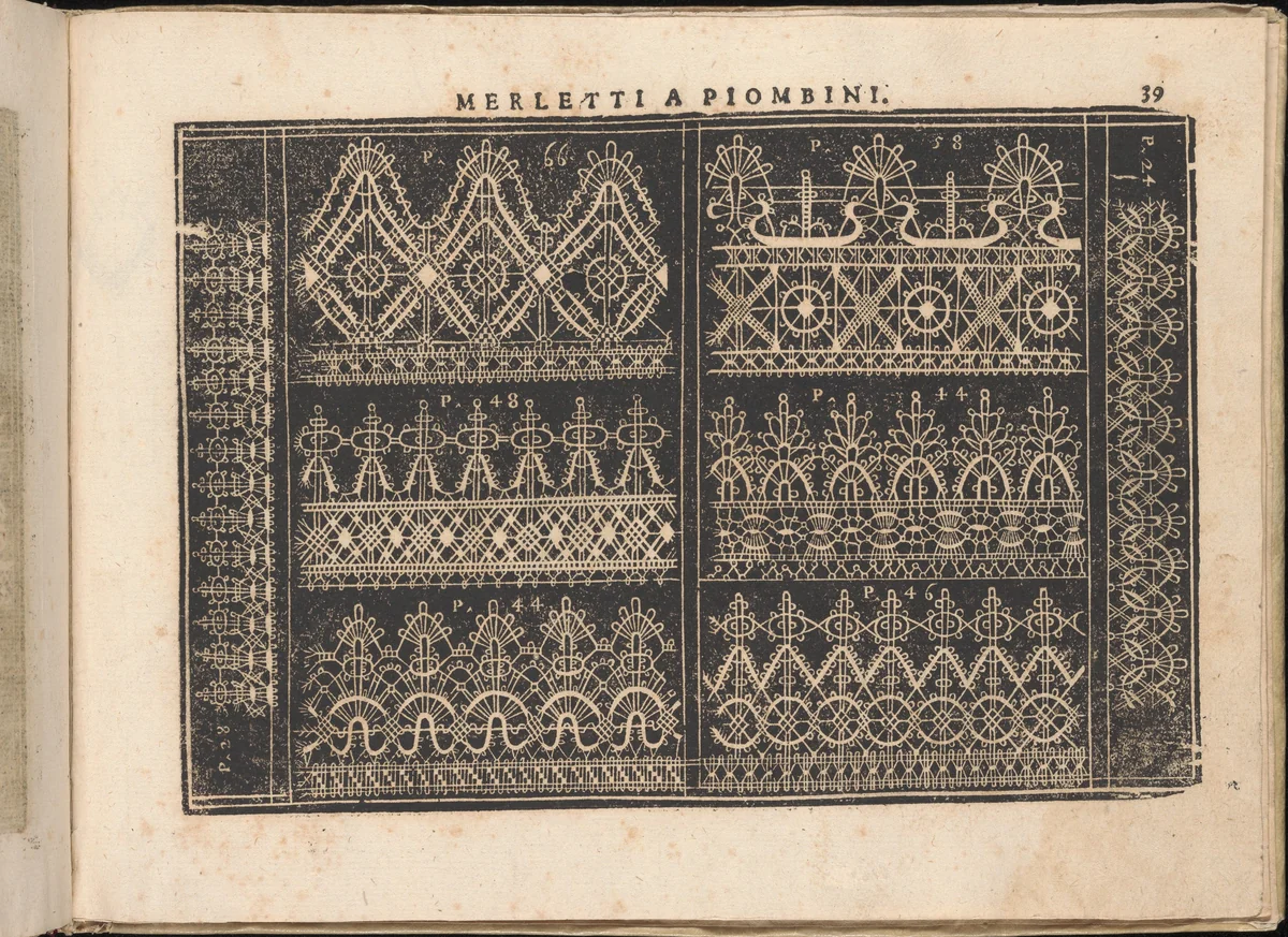 Fiore D'Ogni Virtu Per le Nobili Et Honeste Matrone, page 39 (recto) by Isabella Catanea Parasole, book, 1610