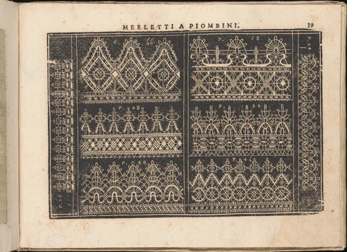 Fiore D'Ogni Virtu Per le Nobili Et Honeste Matrone, page 39 (recto) by Isabella Catanea Parasole, book, 1610