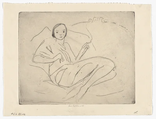 Olive by Anne Goldthwaite, print, 1931