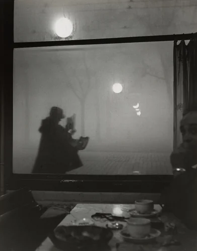 Le Facteur de Nuit (The Night Postman) by Sabine Weiss, photograph, 1945-1955