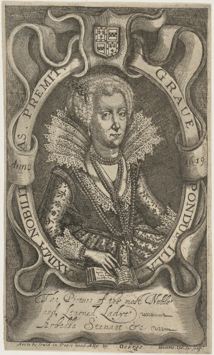 Arabella Stuart by Unknown 19th Century, print, 1800-1899