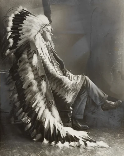 "Great White Chief: President Coolidge" by Times Wide World Photos, photograph, 1929