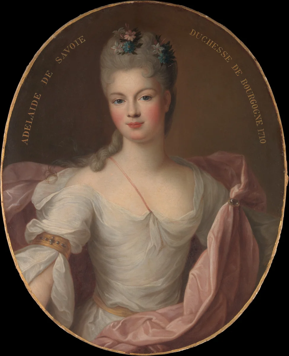 Marie Adélaïde de Savoie (1685–1712), Duchesse de Bourgogne by Pierre Gobert, painting, 1710
