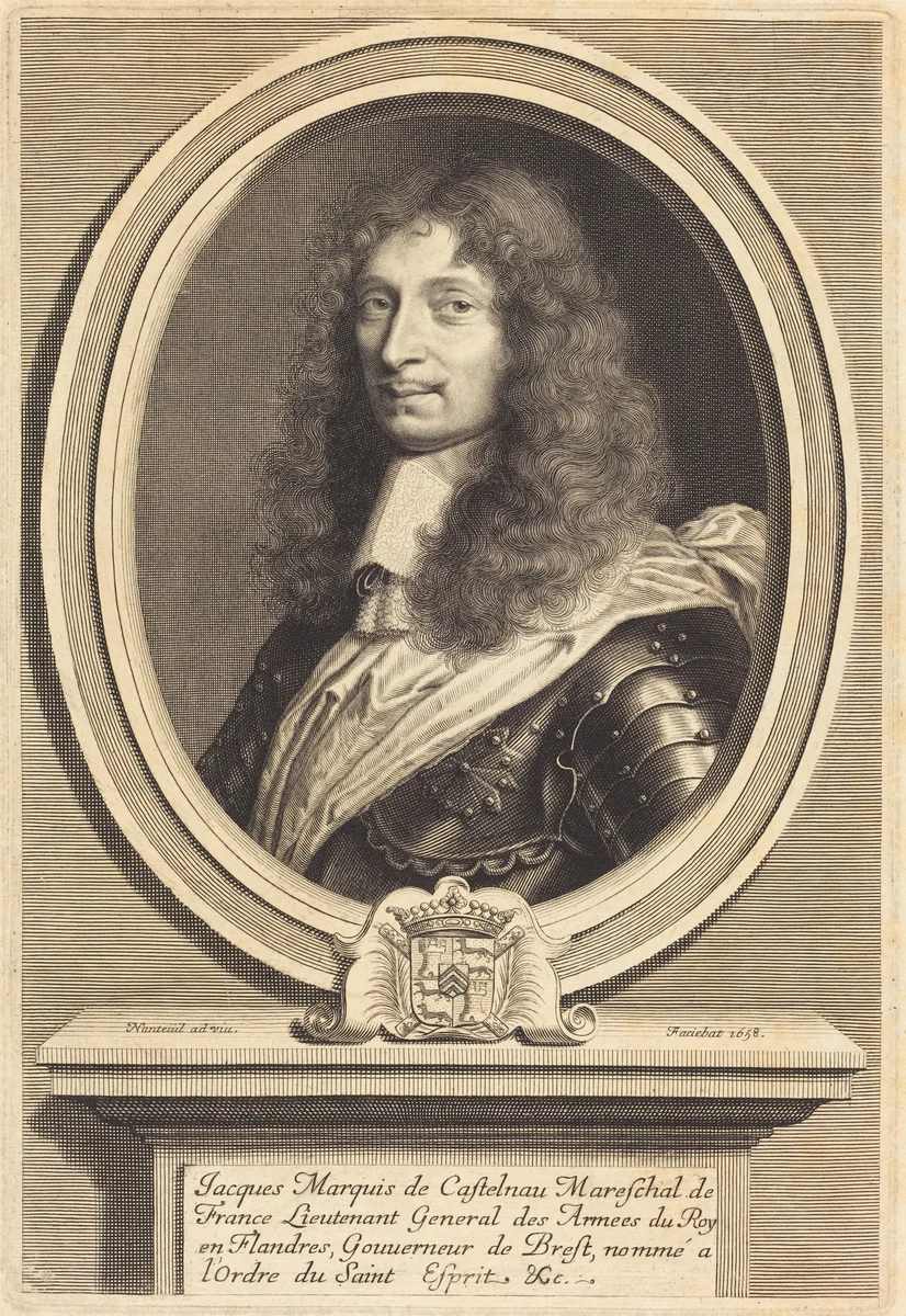 Marechal de Castelnau by Robert Nanteuil, print, 1658
