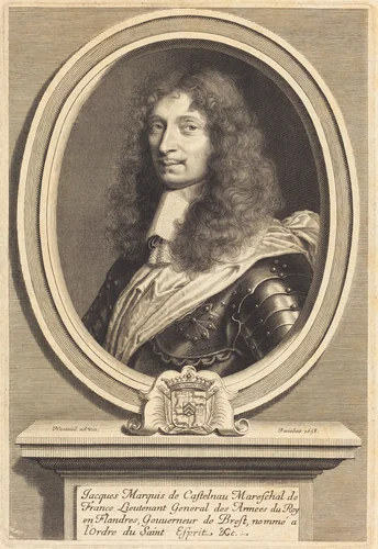 Marechal de Castelnau by Robert Nanteuil, print, 1658