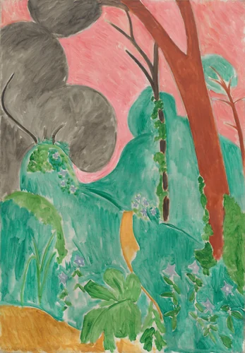 Periwinkles / Moroccan Garden by Henri Matisse, painting, 1912
