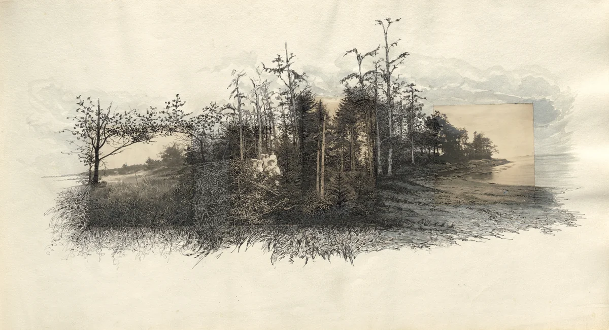 Untitled (page from album titled "July 1913") by Charles Norman Sladen, photograph, 1913