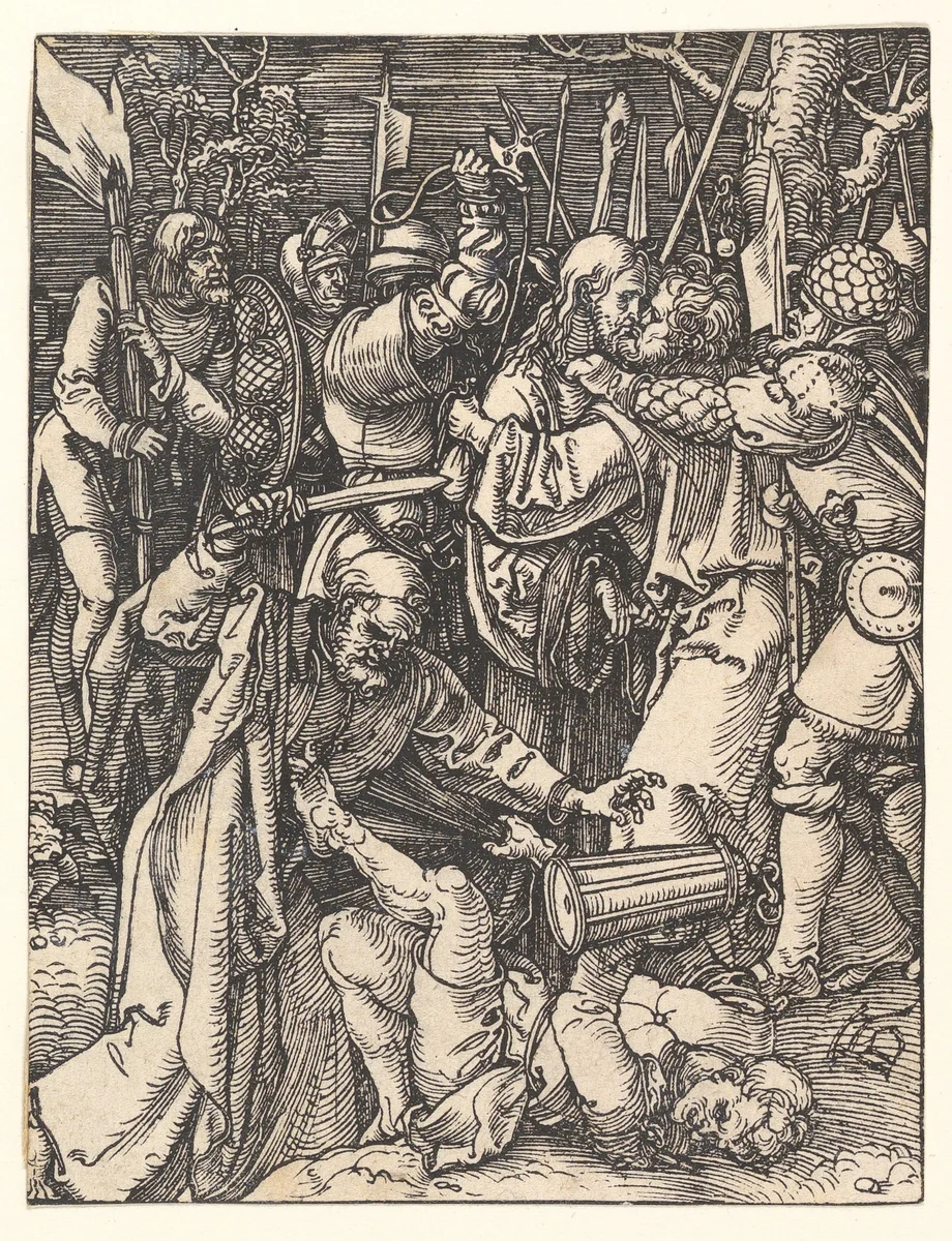 The Betrayal of Christ, from "The Small Passion" by Albrecht Dürer, print, 1509
