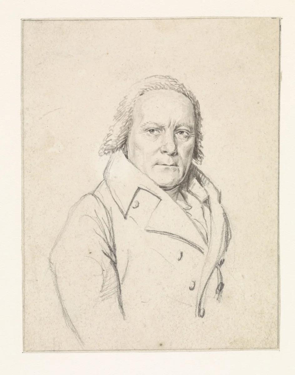 Portret van Cornelis Buys by Hendrik Willem Caspari, drawing, 1811