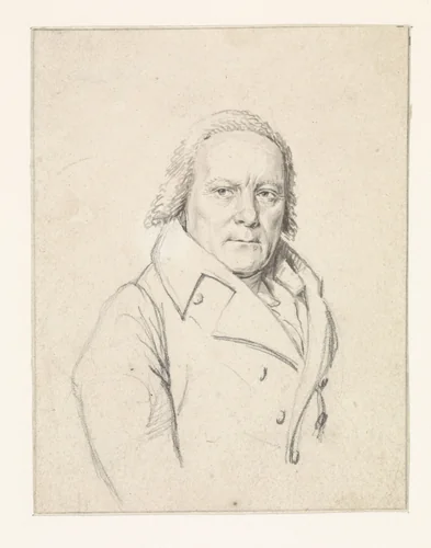 Portret van Cornelis Buys by Hendrik Willem Caspari, drawing, 1811