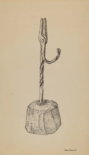 Rush Holder by Irene Lawson, index of american design, 1939