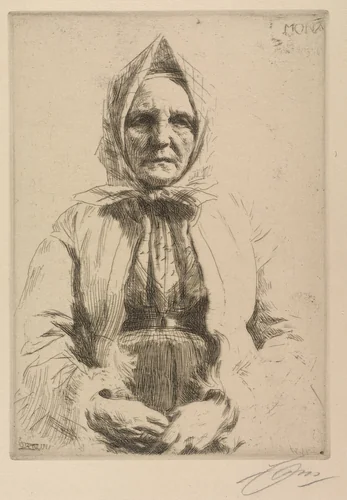 Mona by Anders Zorn, print, 1911
