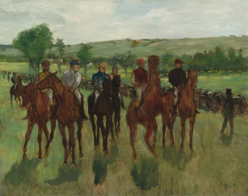 The Riders by Edgar Degas, painting, 1885