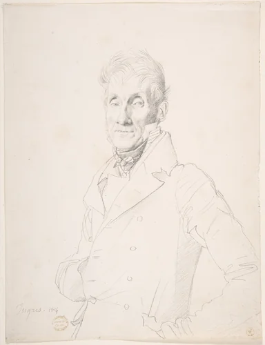 Portrait of a Man by Jean-Auguste-Dominique Ingres, drawing, 1814
