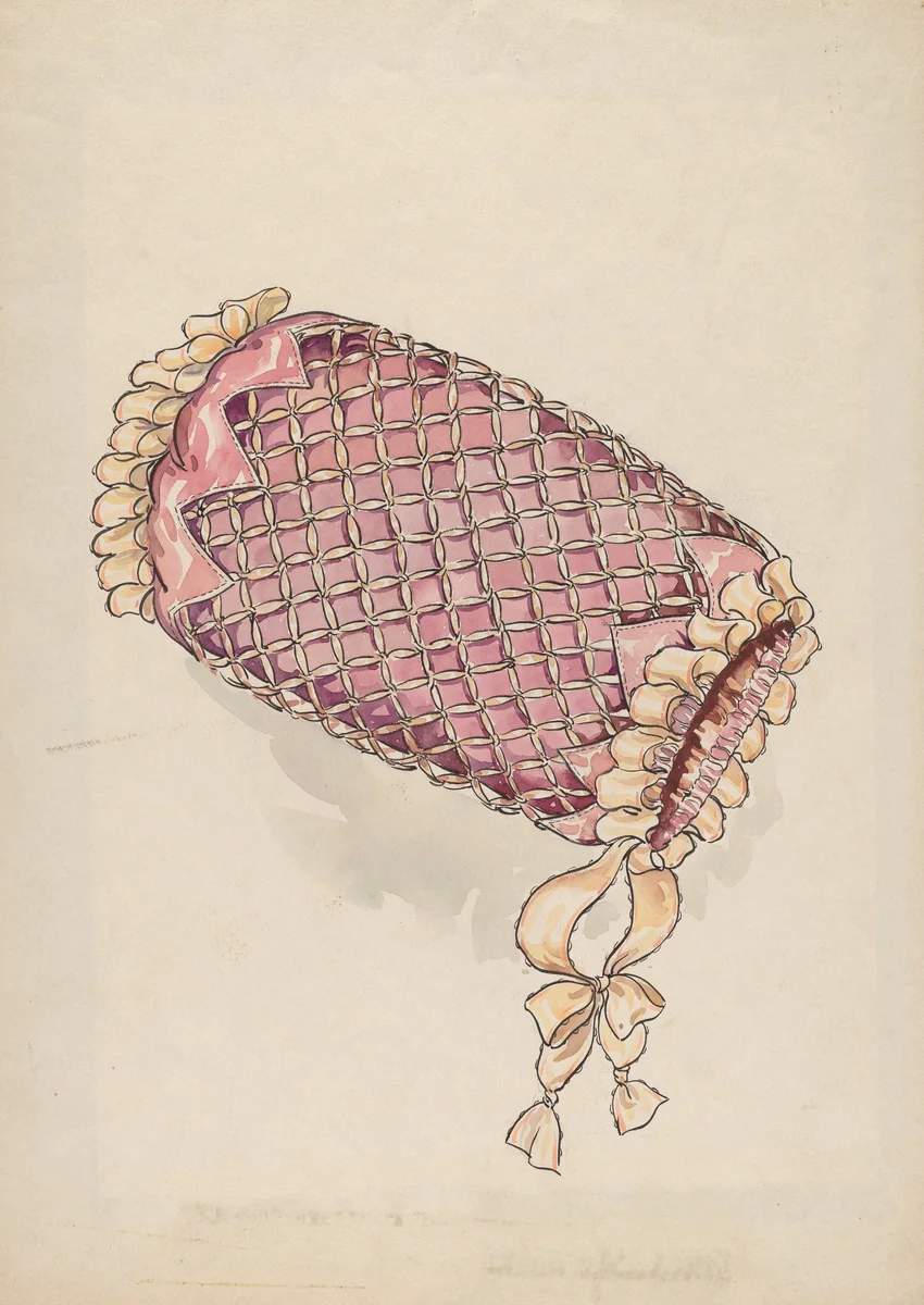 Muff by Lillian Causey, index of american design, 1936