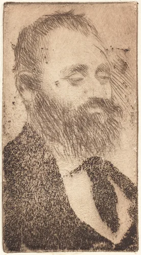 Alphonse Hirsch by Edgar Degas
Jean-François Liegme, print, 1875