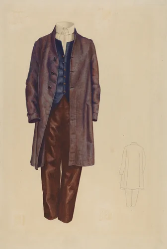 Shaker Man's Costume by American 20th Century, index of american design, 1935-1942