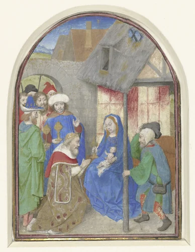 De aanbidding der koningen by Simon Marmion, manuscript, 1460-1470