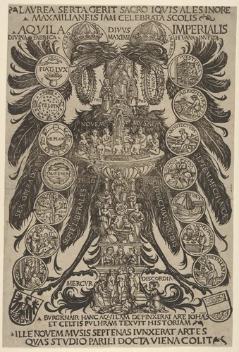The Imperial Eagle (Aquila Imperialis) by Hans Burgkmair, print, 1507