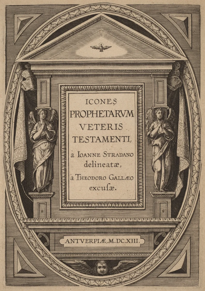 Title Page by Theodor Galle; Jan van der Straet, print, 1613