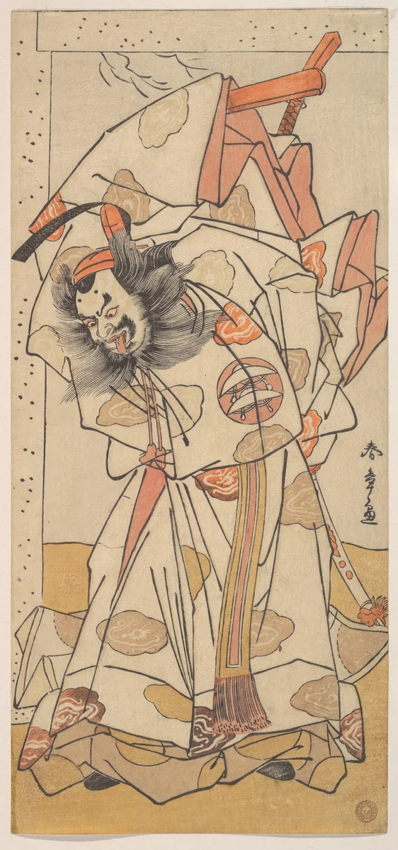 The Second Nakajima Mihoemon in the Role of Sadaijin Jihei by Katsukawa Shunshô (勝川春章), print, 1776
