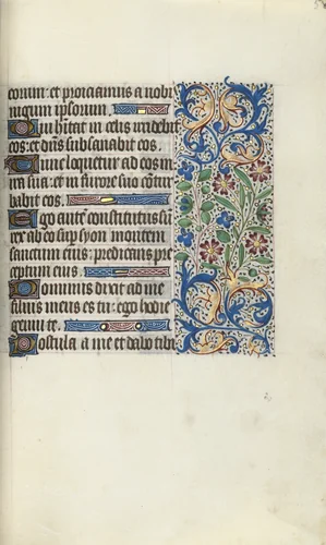 Book of Hours (Use of Rouen): fol. 58r by Master of the Geneva Latini, book, 1465-1475
