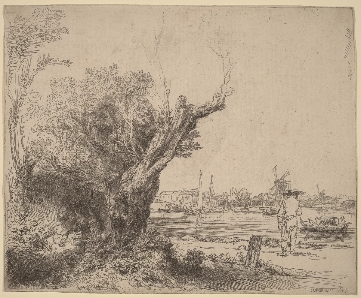 The Omval by Rembrandt van Rijn, print, 1645