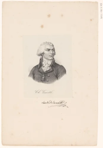 Portret van Charles-Malo-François de Lameth by anonymous, print, 1818-1842