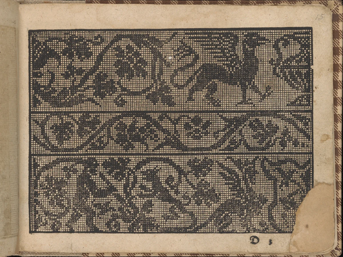 New Künstlichs Modelbuch (Page 15 recto) by Bernhard Jobin, book, 1600