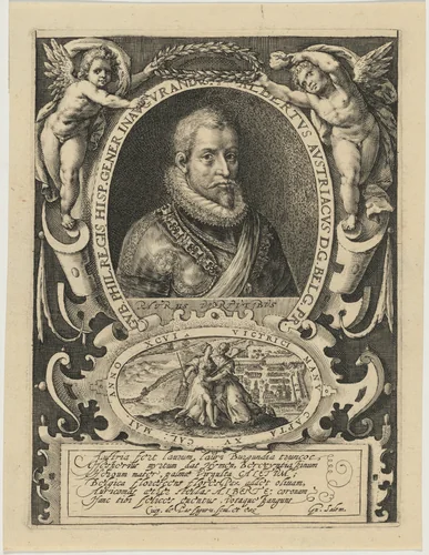 Albert of Austria, Archduke by Crispijn van de Passe I, print, 1565-1637