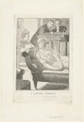 A Little Cheque by Walter Richard Sickert, print, 1915