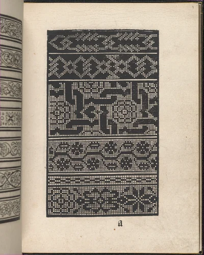 Page from Ein new kunstlich Modelbuch...(Page 9r) by Peter Quentel, book, 1544