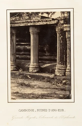 Grande Pagode - Colonnade de l'Esplanade by Emile Gsell, photograph, 1866