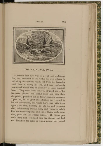 Headpiece (page 255) from The Fables of Aesop by Thomas Bewick, illustrated book, 1818
