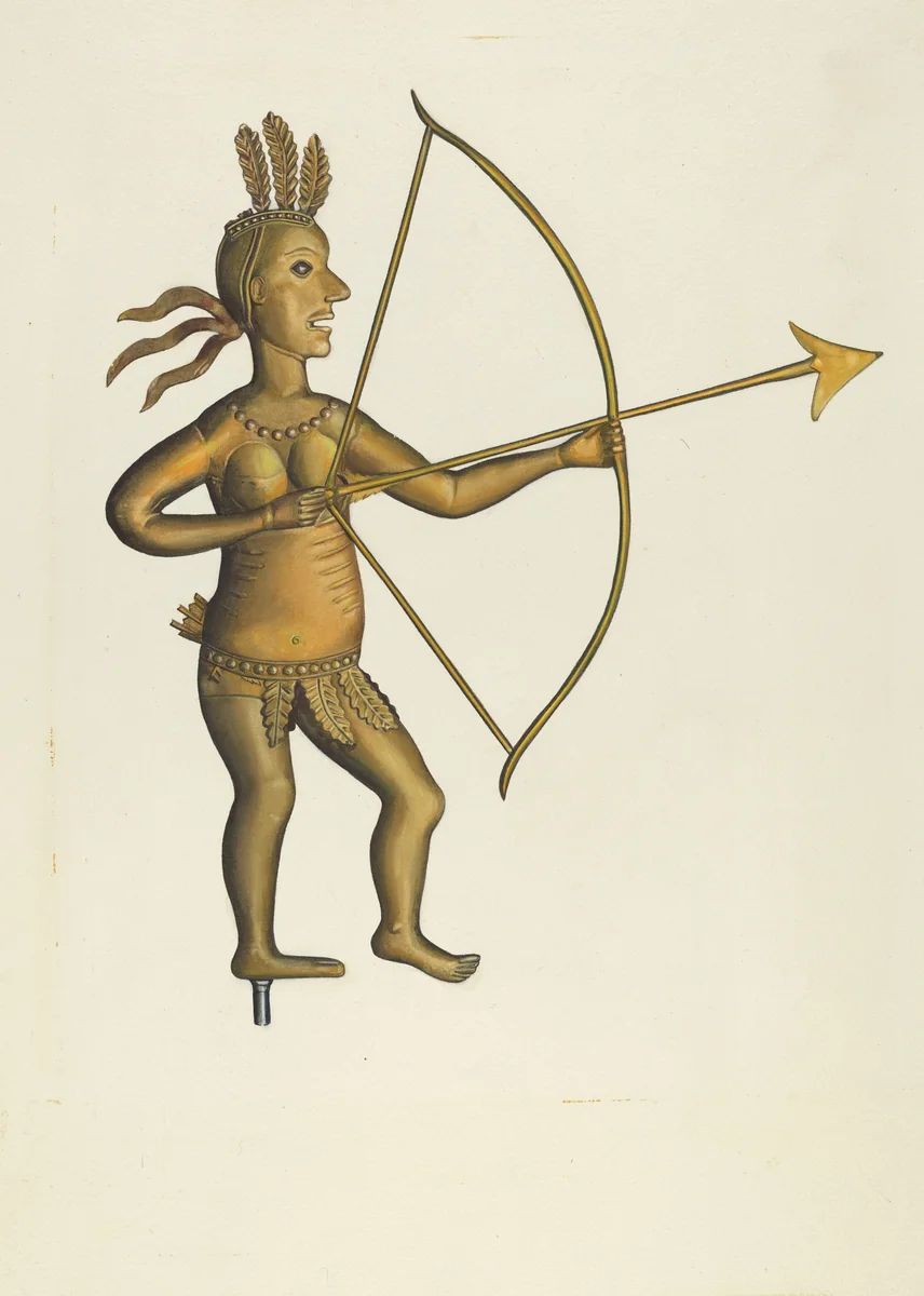 Weather Vane by American 20th Century, index of american design, 1935-1942