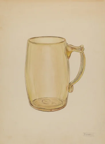 Mug by Frank Fumagalli, index of american design, 1940