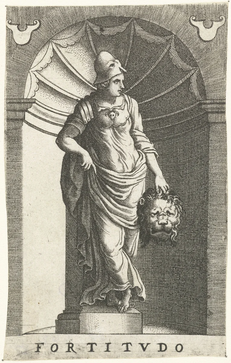 Kracht by Hans Collaert, print, 1557