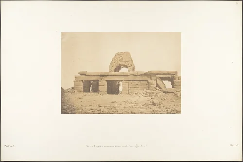 Vue du Temple d'Amada - Coupole ruinée d'une Eglise Copte by Maxime Du Camp, photograph, 1850