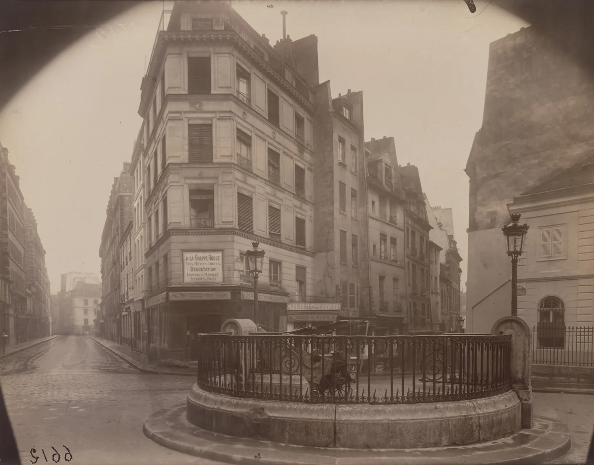 Rue de la Montagne-Sainte-Geneviève by Eugène Atget, photograph, 1925