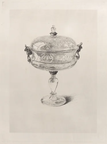 Crystal Cup by Jules Ferdinand Jacquemart, print, 1868