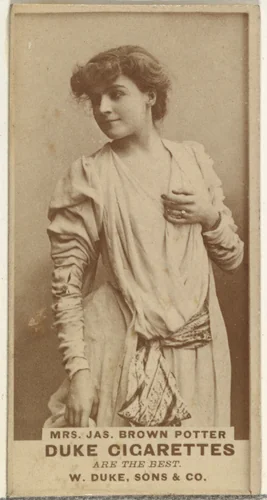 Mrs. James Brown Potter, from the Actors and Actresses series (N145-7) issued by Duke Sons & Co. to promote Duke Cigarettes by W. Duke, Sons & Co., photograph, 1880-1889