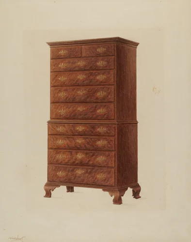 Chest-On-Chest by Frank Wenger, index of american design, 1937