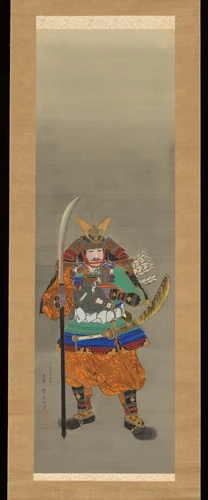 Warrior by Tsurana, painting, 1809-1892