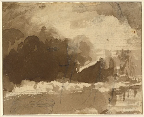 Landscape Composition [recto] by John Varley, drawing, 1778-1842