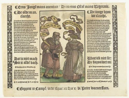 Ongelijke liefde by anonymous, print, 1540-1567
