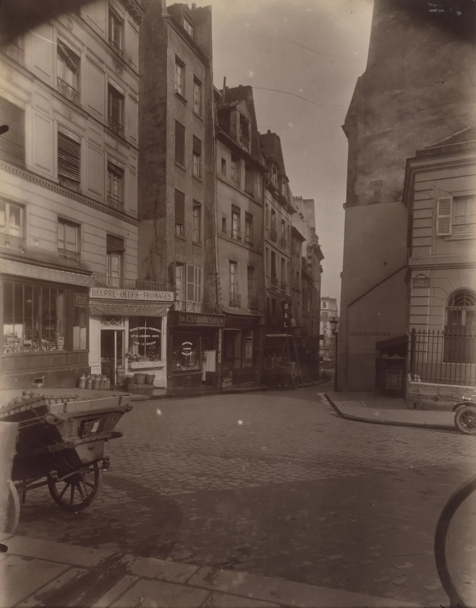 Rue de la Montagne-Sainte-Geneviève by Eugène Atget, photograph, 1926