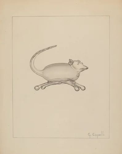 Mouse by Giacinto Capelli, index of american design, 1937